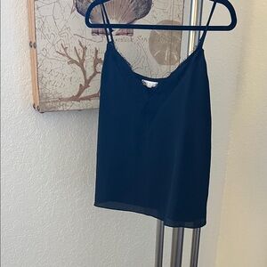 Socialite Black Lace Trim Camisole